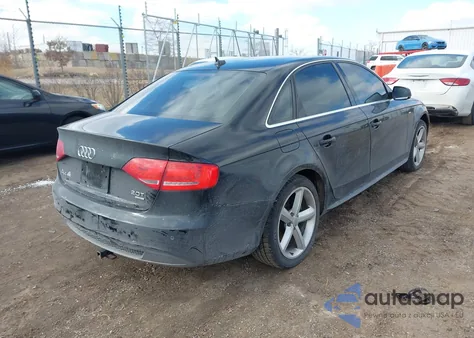 2012 Audi A4 2.0T Premium z USA, uszkodzony, nr VIN WAUFFAFLXCN016159